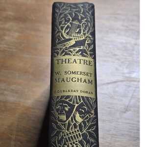 Doubleday Theatre W. Somerset Maugham Book 1st Ed 1937 Gilt Spine